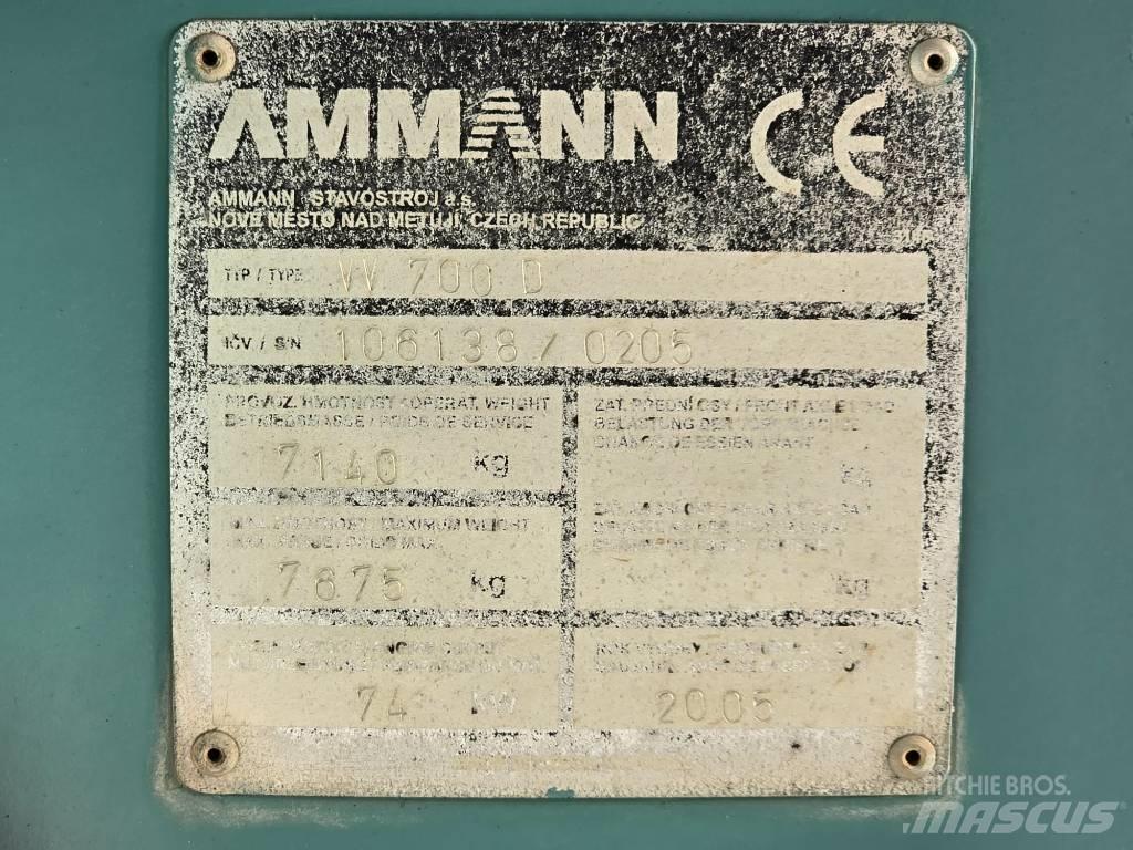 Ammann VV 700 D Rodillos combinados