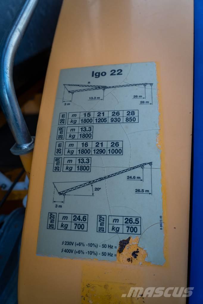 Potain Igo 22 Grúas automontantes
