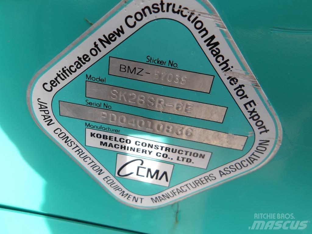 Kobelco SK 28 SR Mini excavadoras < 7t