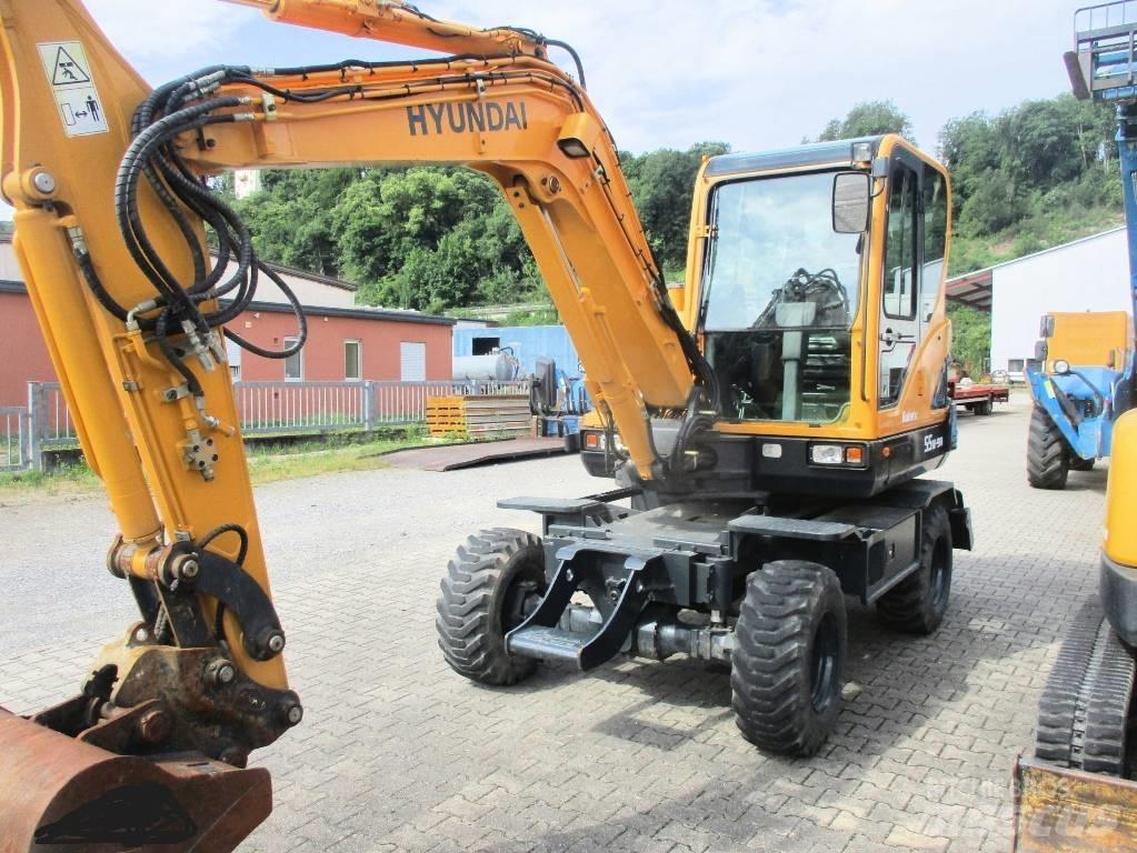 Hyundai Robex 55W-9 Excavadoras de ruedas