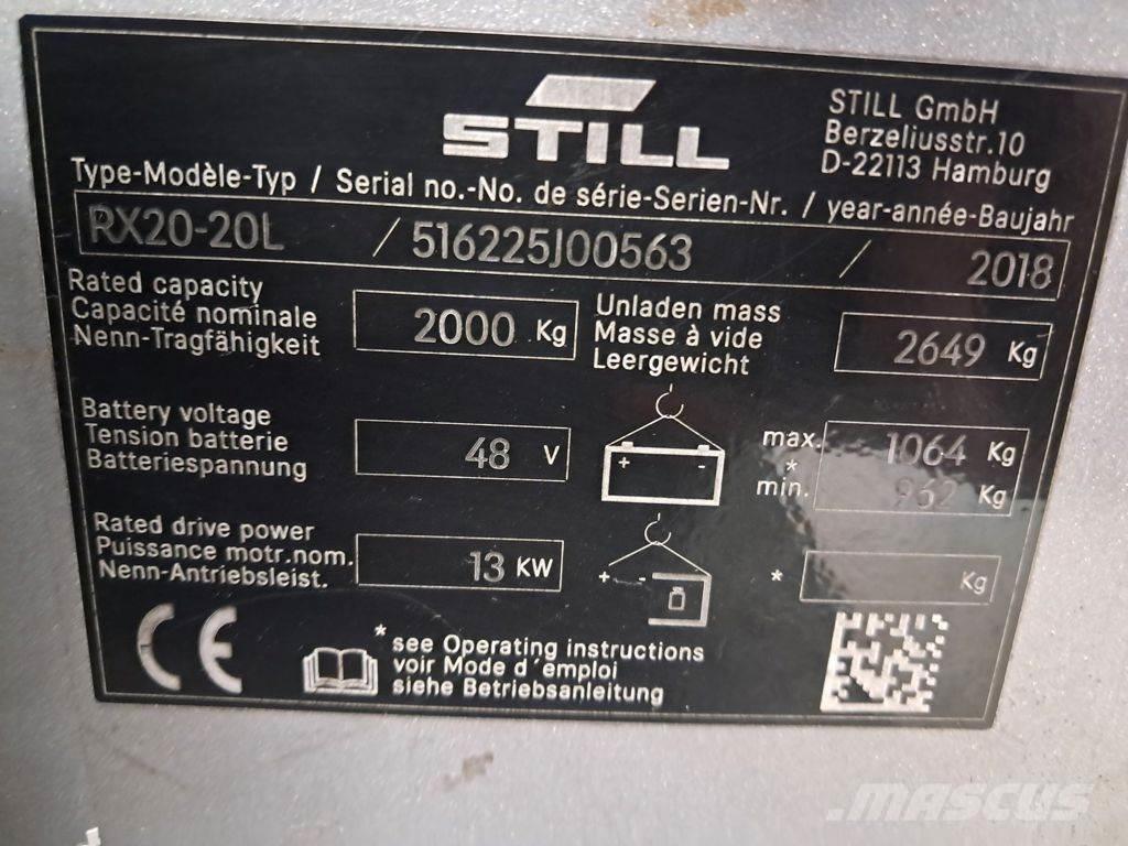 Still RX20-20L Carretillas de horquilla eléctrica