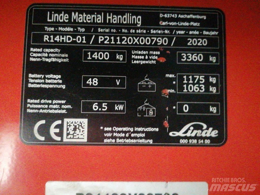 Linde R14HD-01 Carretillas retráctiles