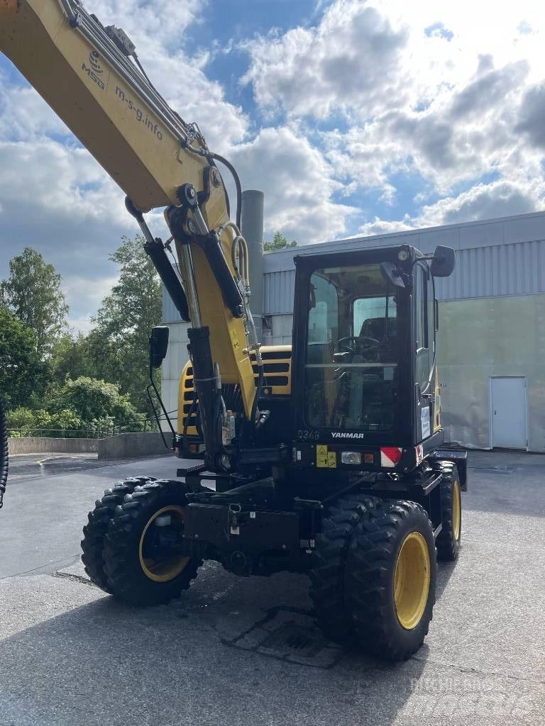 Yanmar B 95 W Excavadoras de ruedas
