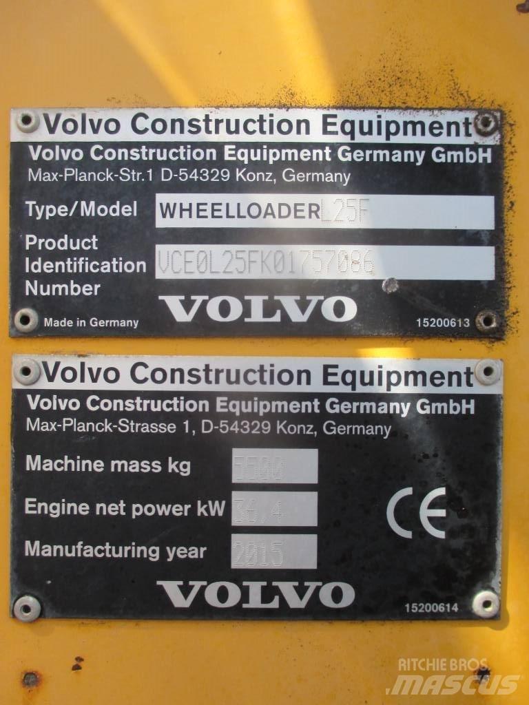 Volvo L 25 F Cargadoras sobre ruedas