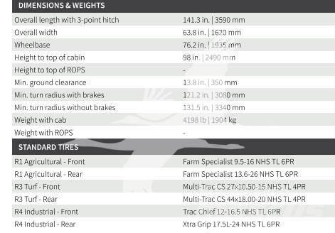 TYM T494H Tractores