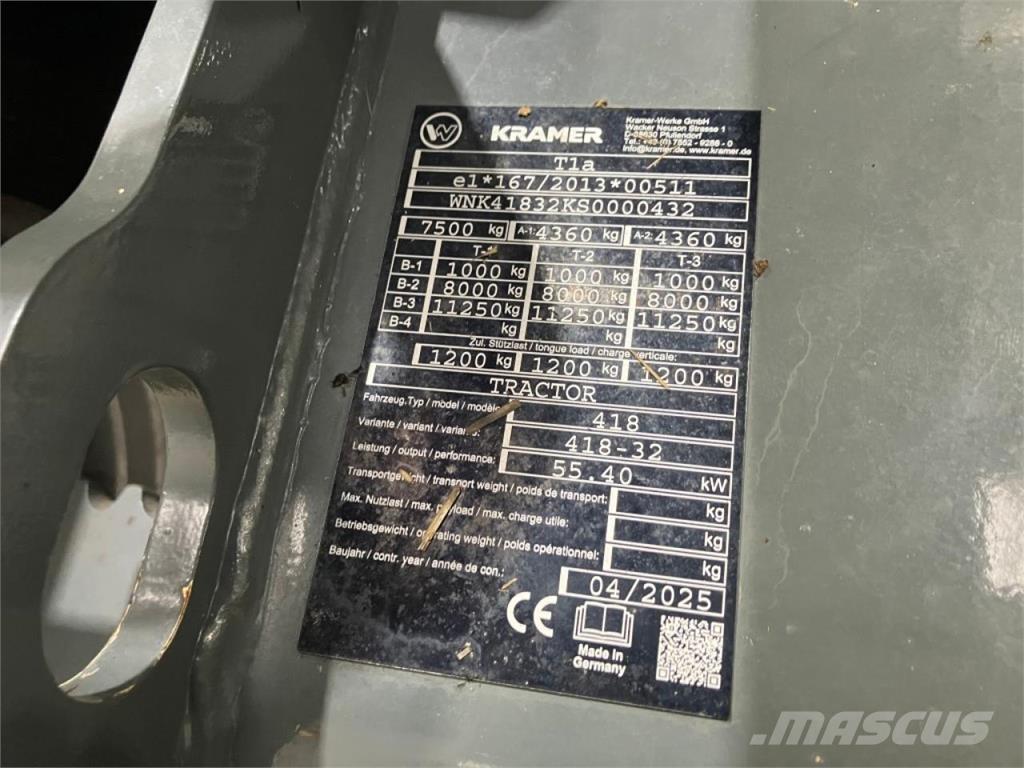 Kramer KT276 Manipuladores telescópicos agrícolas