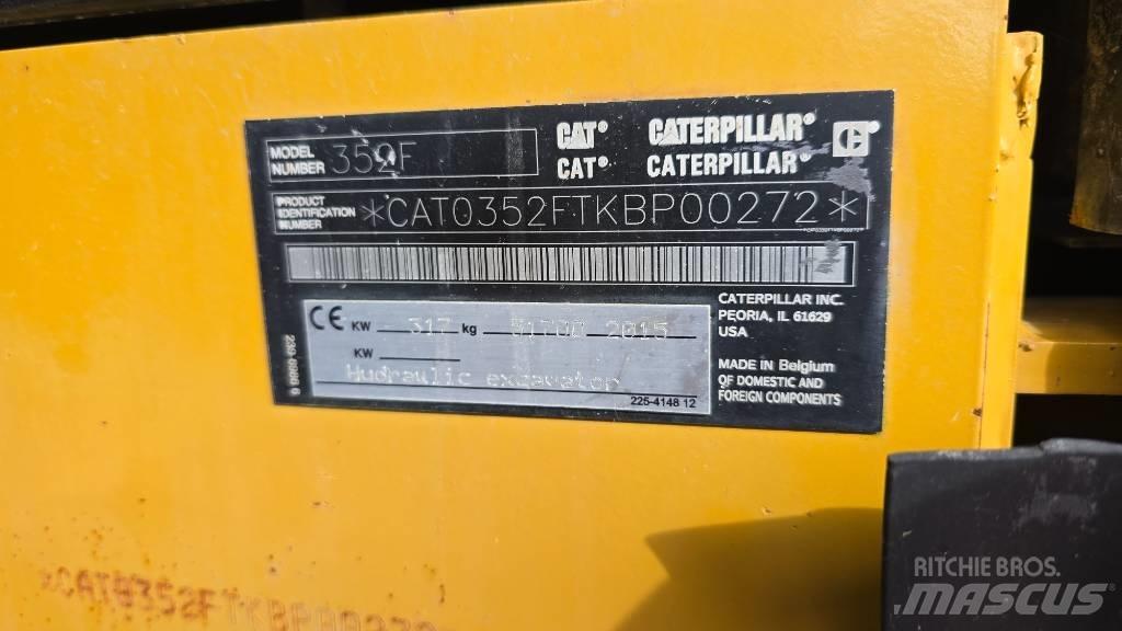 CAT 352 F Excavadoras de cadenas