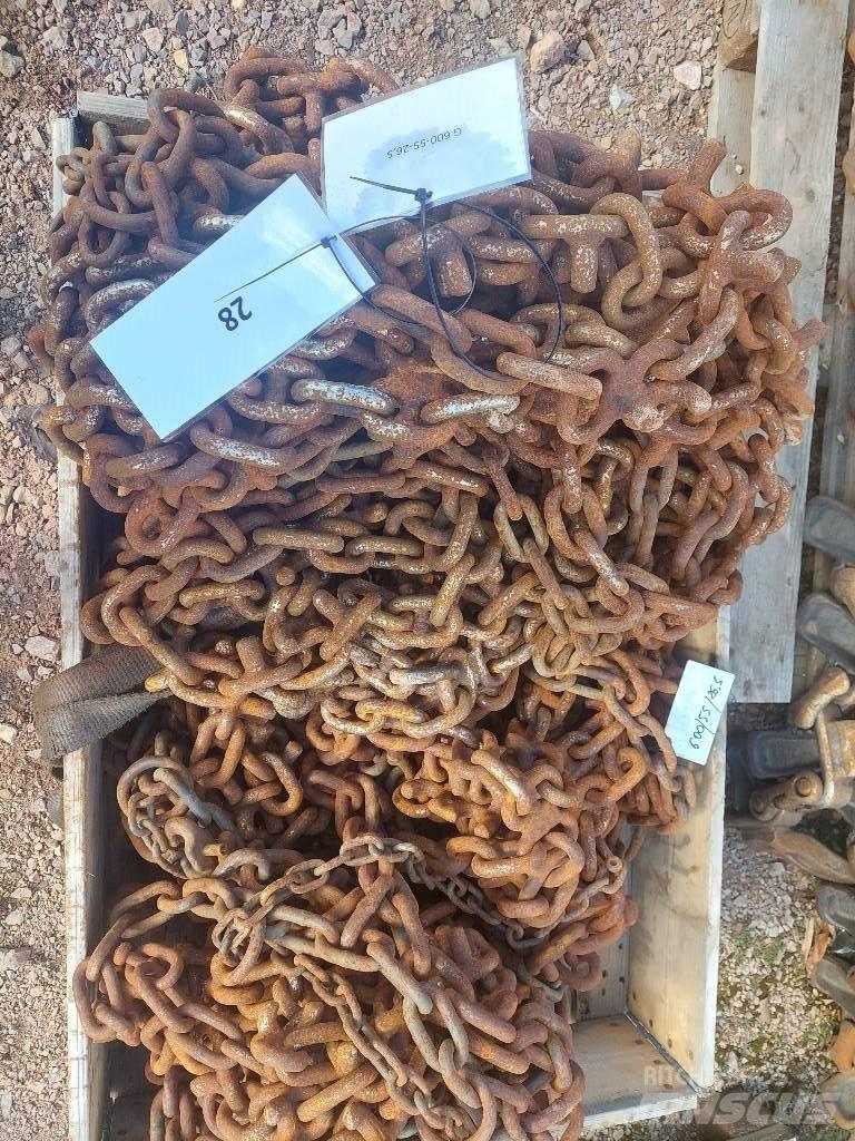  Łańcuchy 600/55/26,5 Cadenas, orugas y chasis