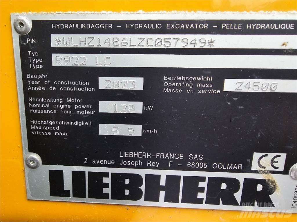 Liebherr R922 Excavadoras de cadenas