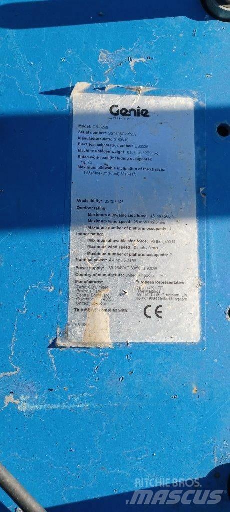 GENIE GS3246 Plataformas tijera
