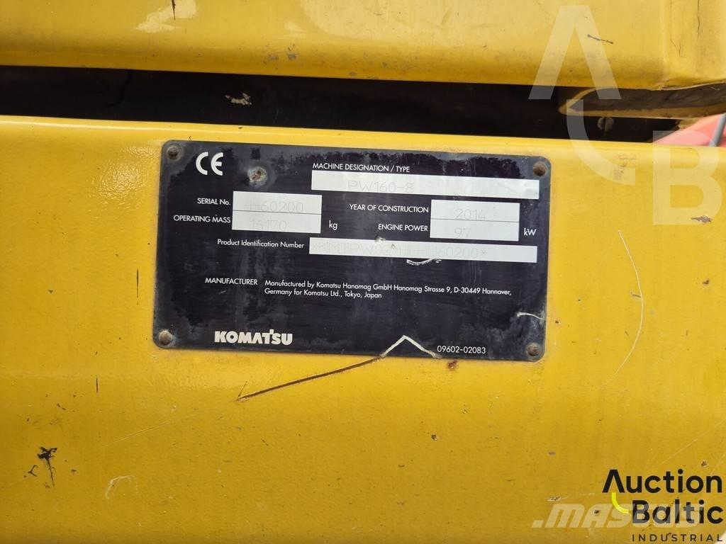 Komatsu PW160 Excavadoras de ruedas
