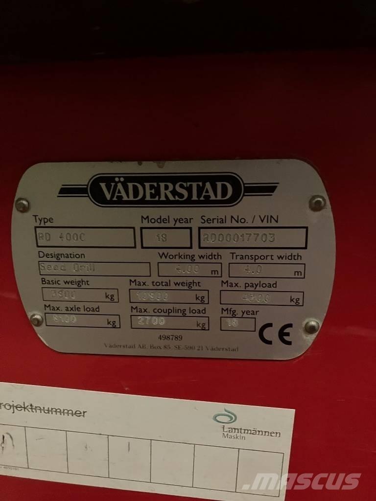 Väderstad Rapid400C Sembradoras combinadas
