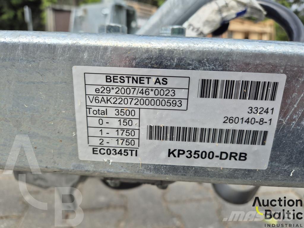  Tiki KP3500-DRB Semirremolques con caja de lona