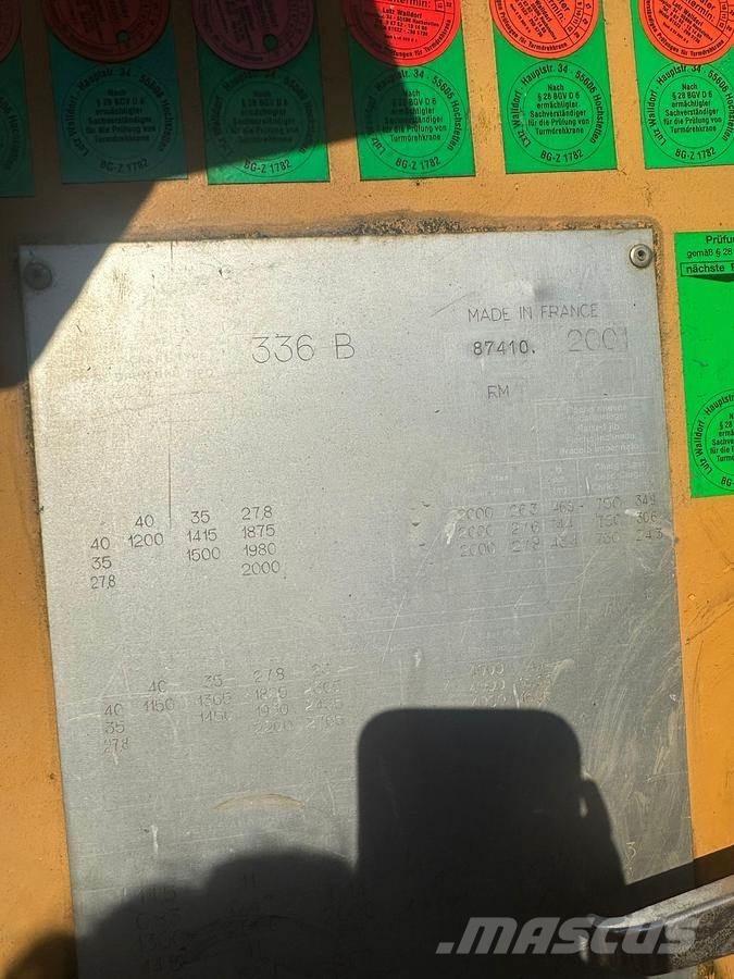 Potain 336 B Grúas torre