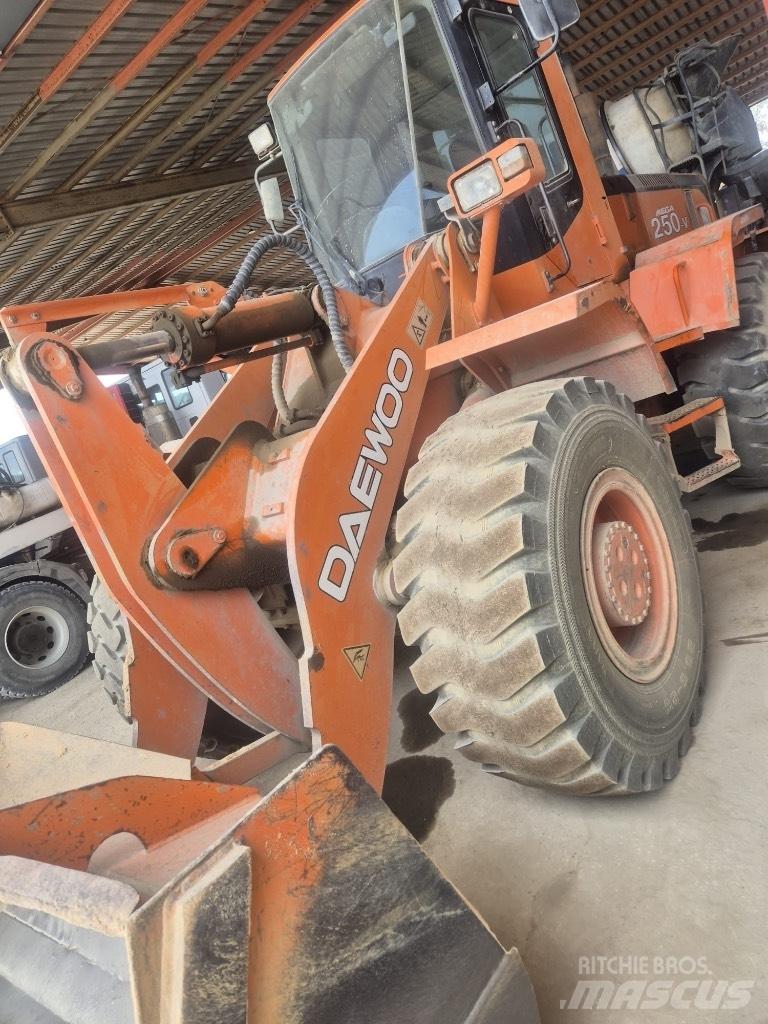 Daewoo Mega 250 Cargadoras sobre ruedas
