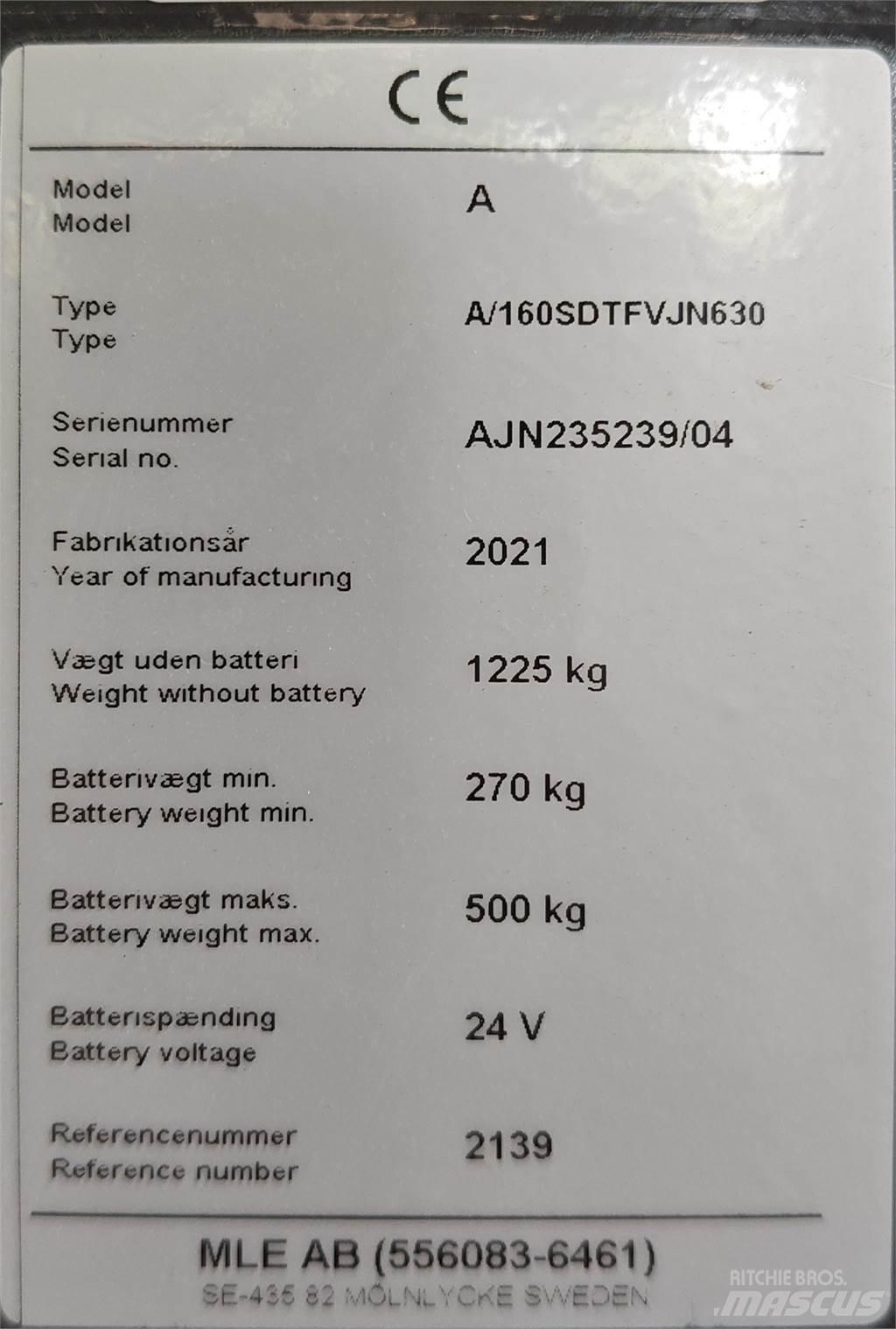 Atlet 160SDTFV Transpaletas Eléctricas con plataforma