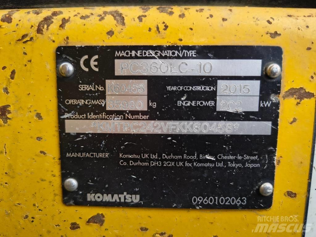 Komatsu PC 360 LC-10 Excavadoras de cadenas