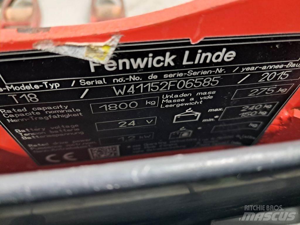Linde T18 Transpaletas Electricas