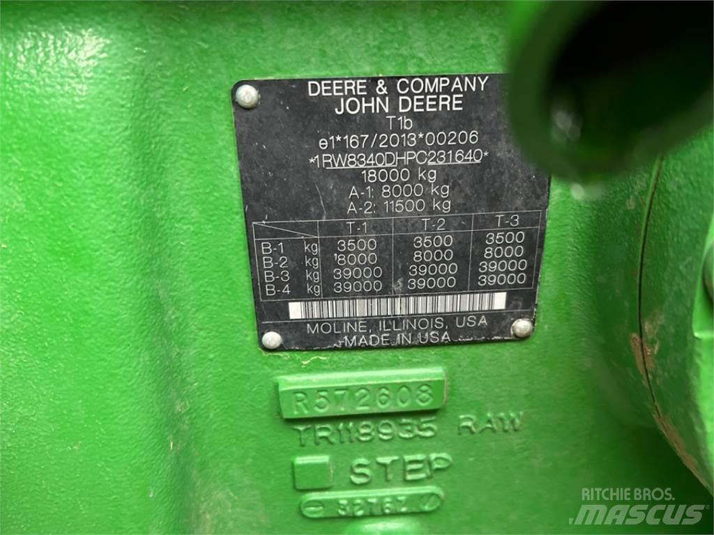 John Deere 8R340 Tractores