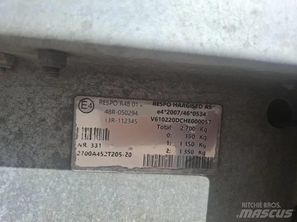 Respo 2700A452T205 Otros remolques