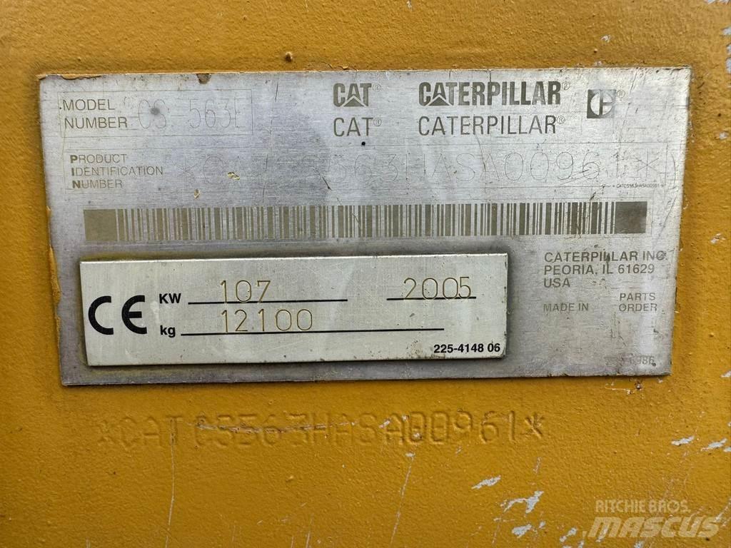 CAT CS563E Rodillos de un solo tambor