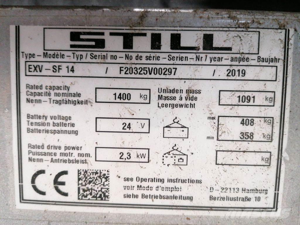 Still EXV-SF14 Apiladores eléctricos