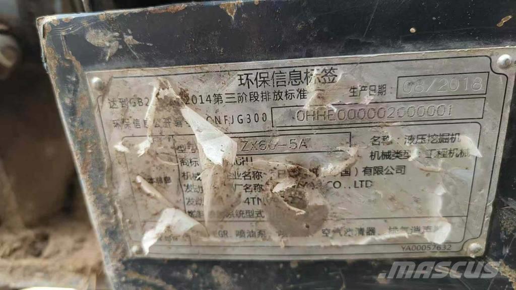 Hitachi Zaxis 60 Excavadoras de cadenas