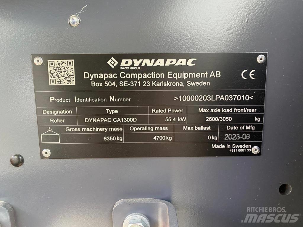 Dynapac CA 1300 D Rodillos de un solo tambor