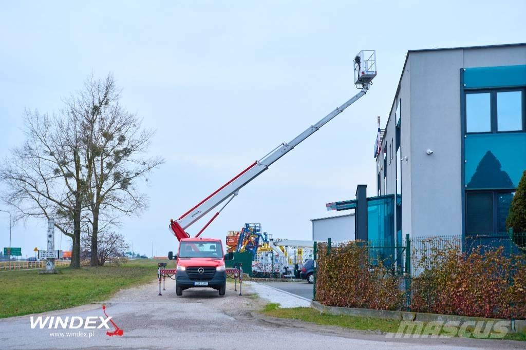 Multitel MTE 270 Plataformas sobre camión