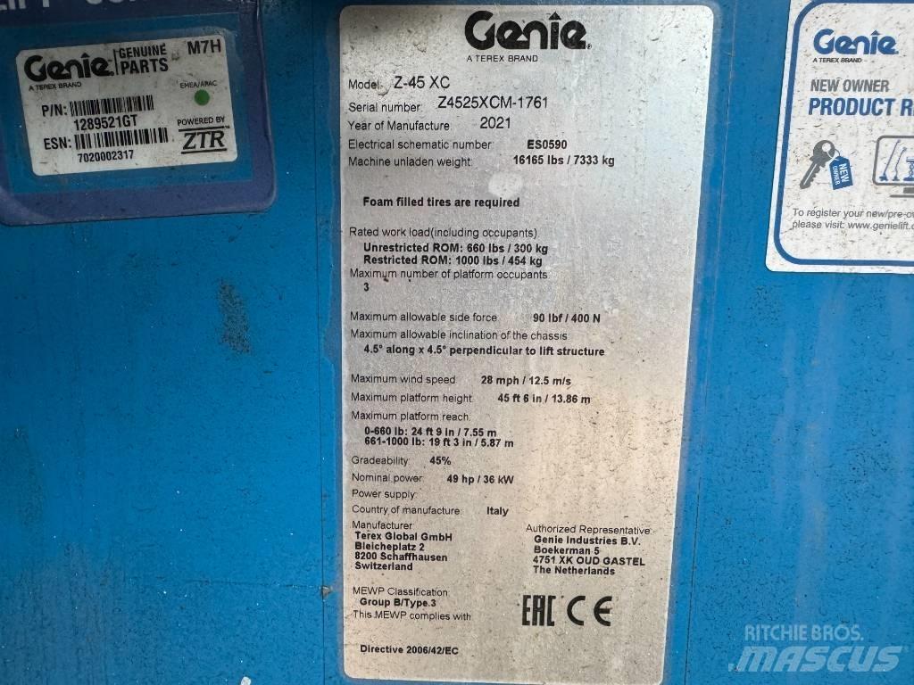 Genie Z 45/25 XC Plataforma de trabajo articulada