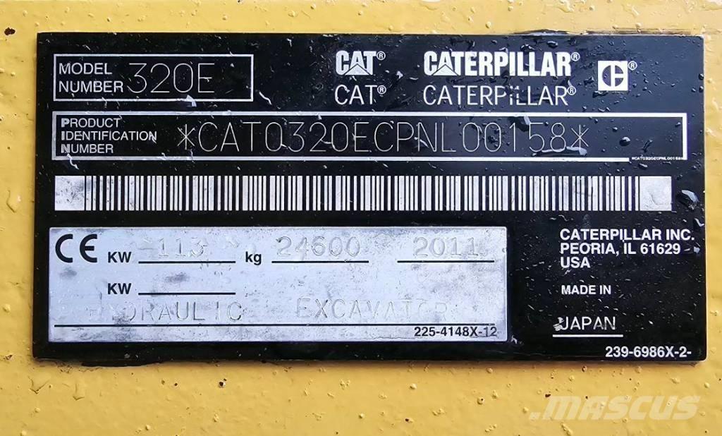 CAT 320 EL RR Excavadoras de cadenas