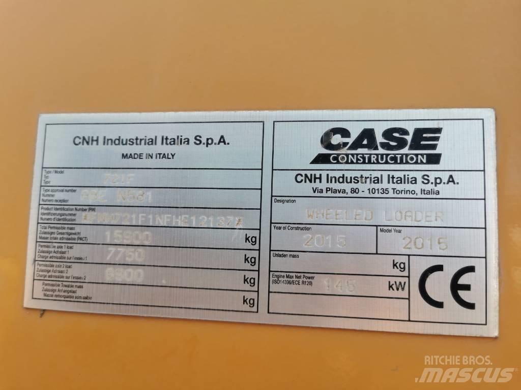 CASE 721F Z-Bar Cargadoras sobre ruedas
