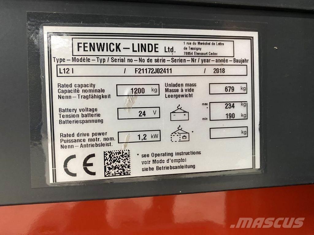 Linde L12 I Apiladores eléctricos
