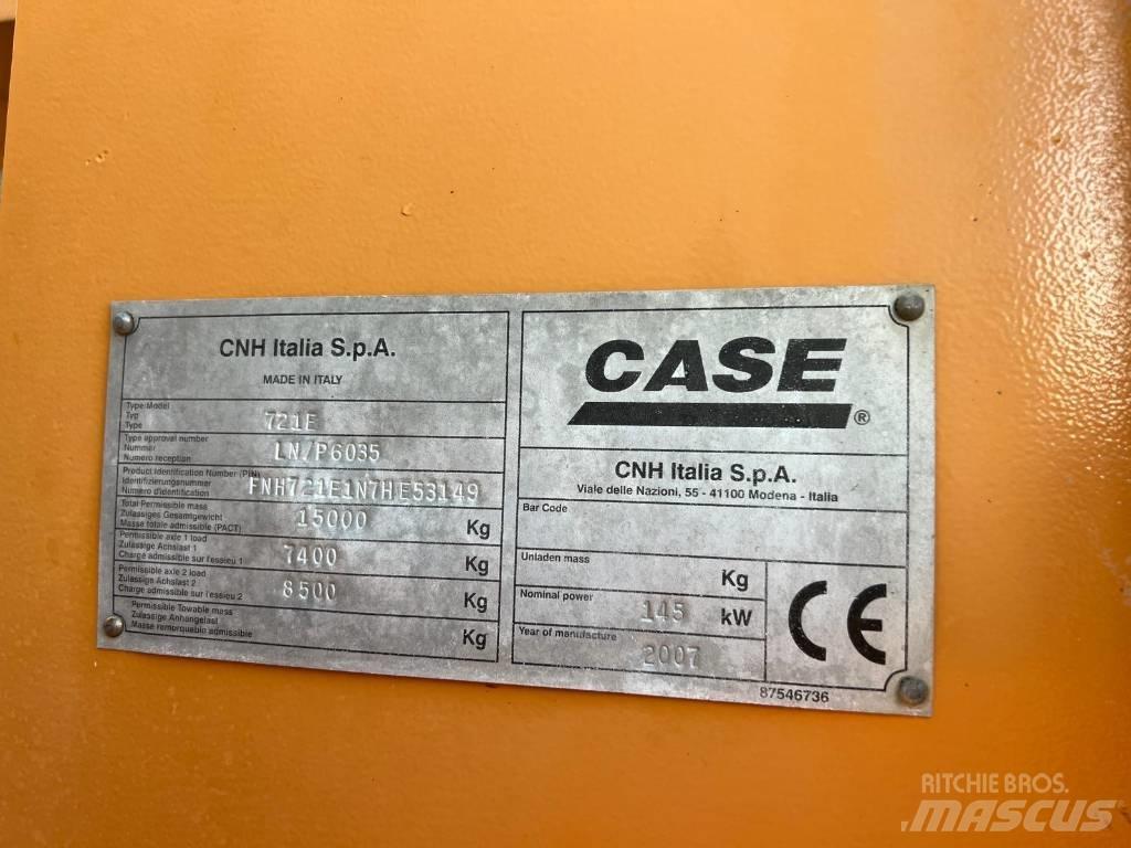 CASE 721E Cargadoras sobre ruedas