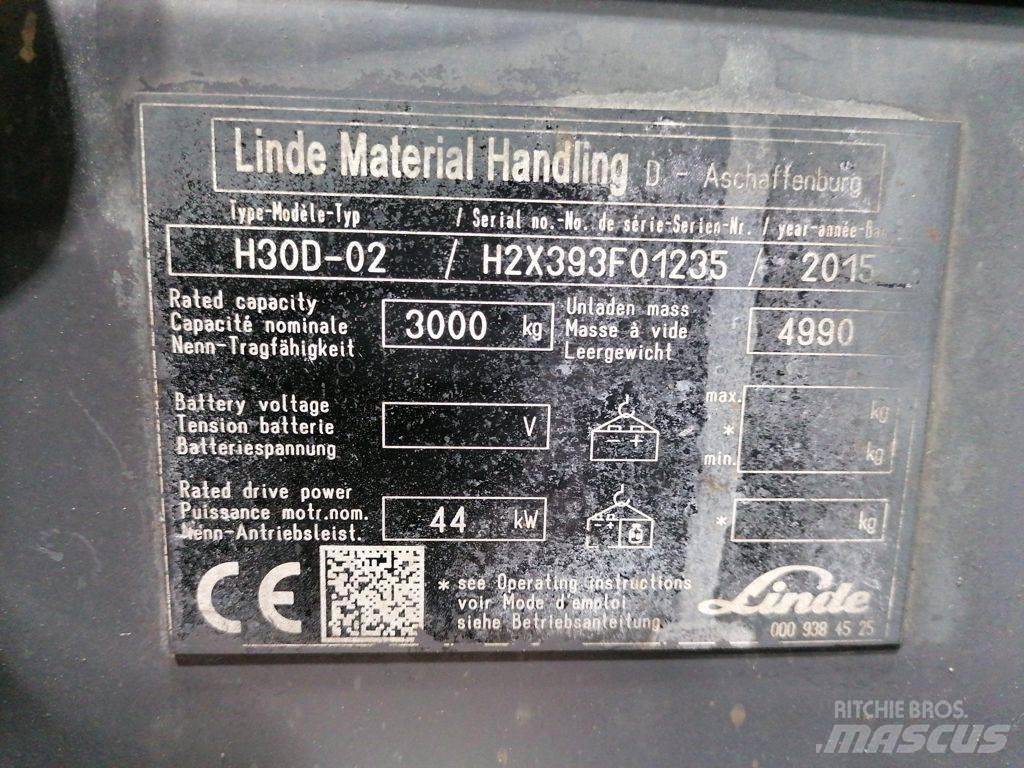 Linde H30D-02 Carretillas diesel