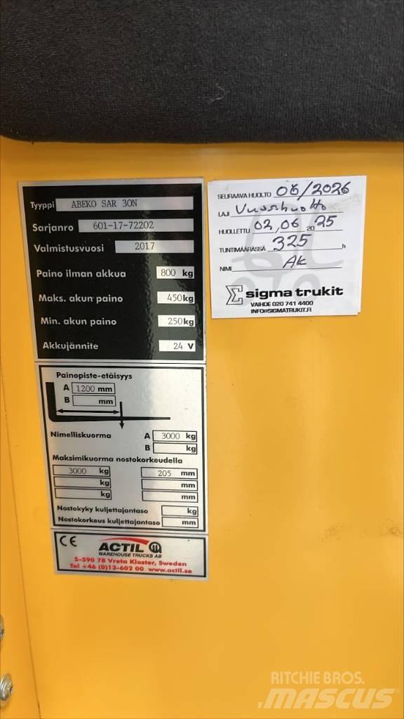 Abeko SAR 30 N Transpaletas Electricas