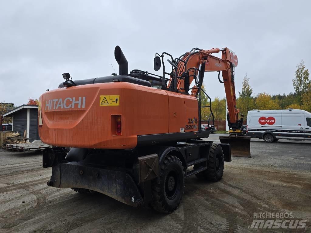Hitachi ZX 220W-5 Excavadoras de ruedas