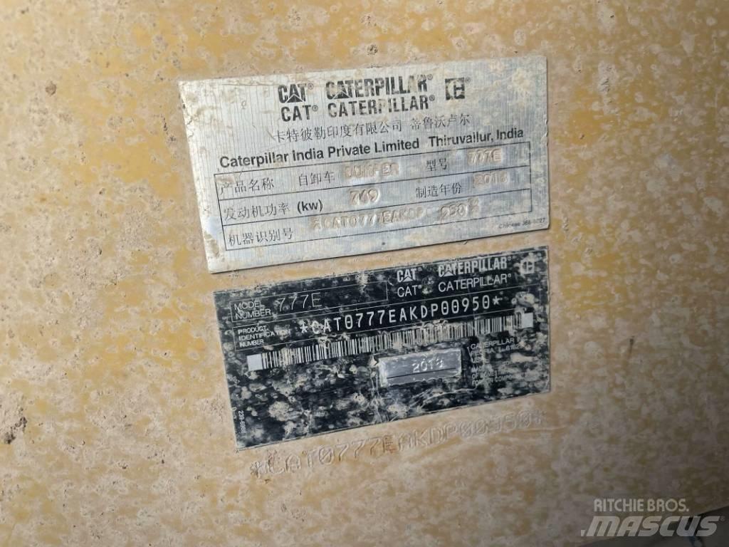 CAT 777e Remolques volquete