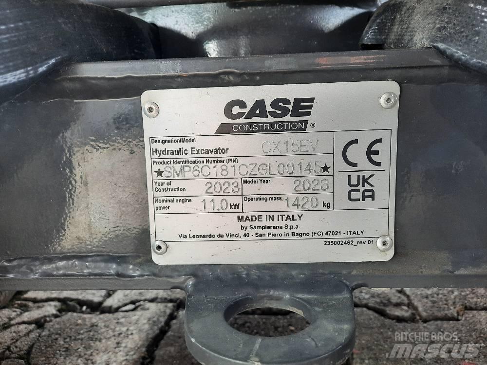 CASE CX 15 EV Mini excavadoras < 7t