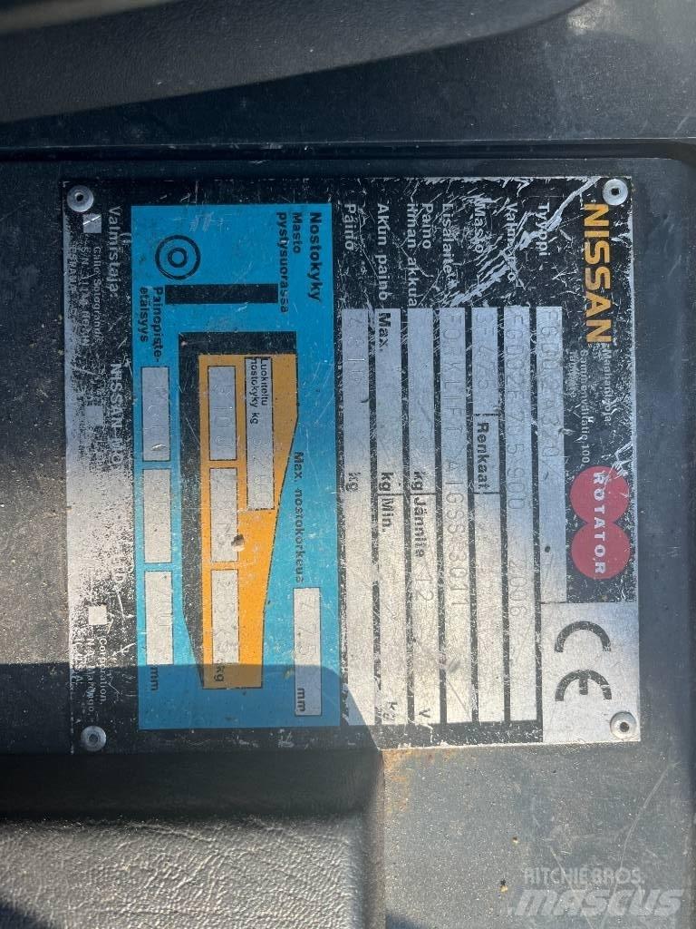 Nissan FGD02A320 Carretillas diesel