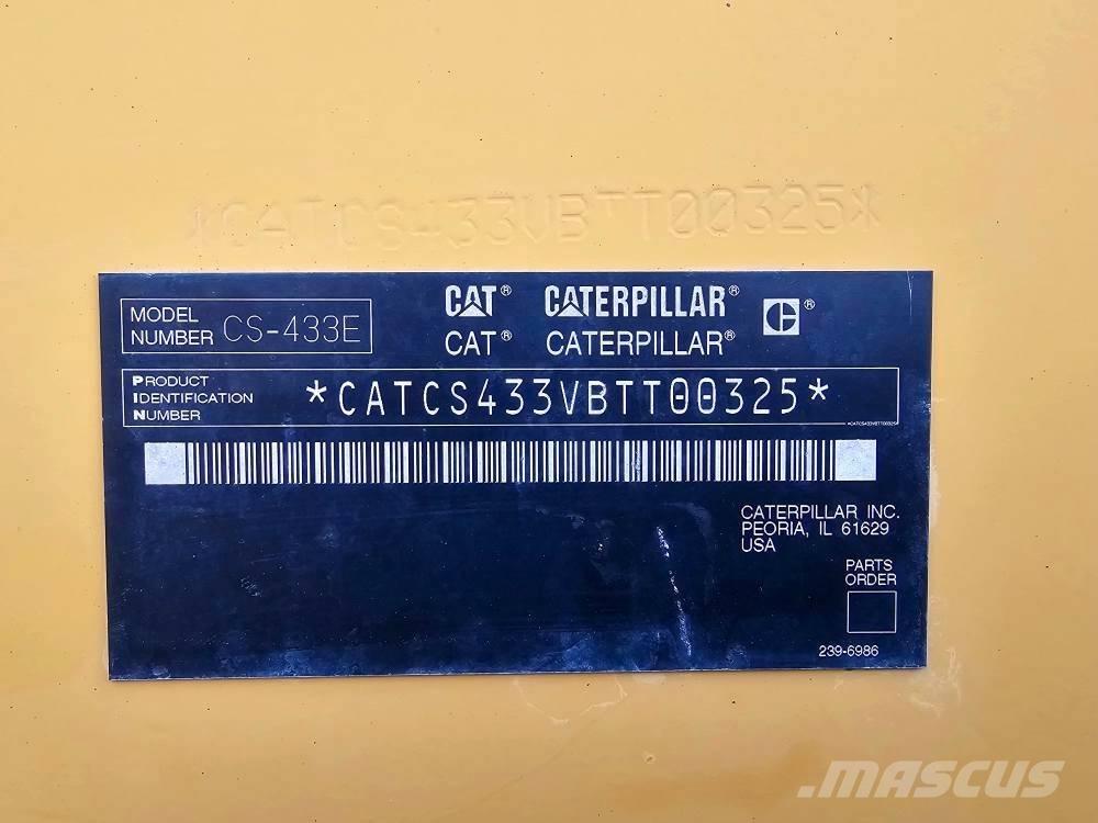 CAT CS 433 E Rodillos de doble tambor