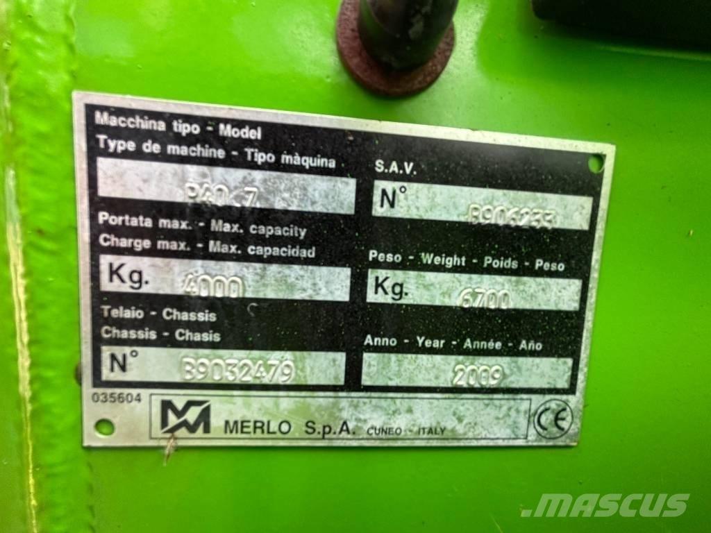 Merlo P 40.7 Manipuladores telescópicos agrícolas