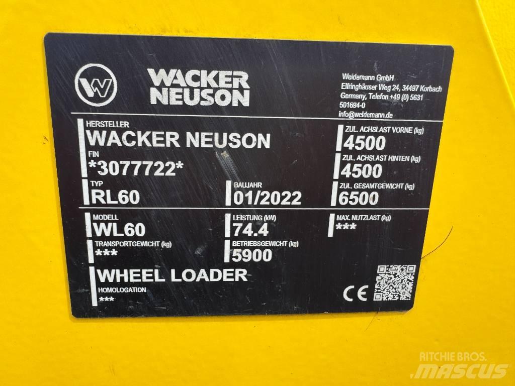 Wacker Neuson WL60 Cargadoras sobre ruedas