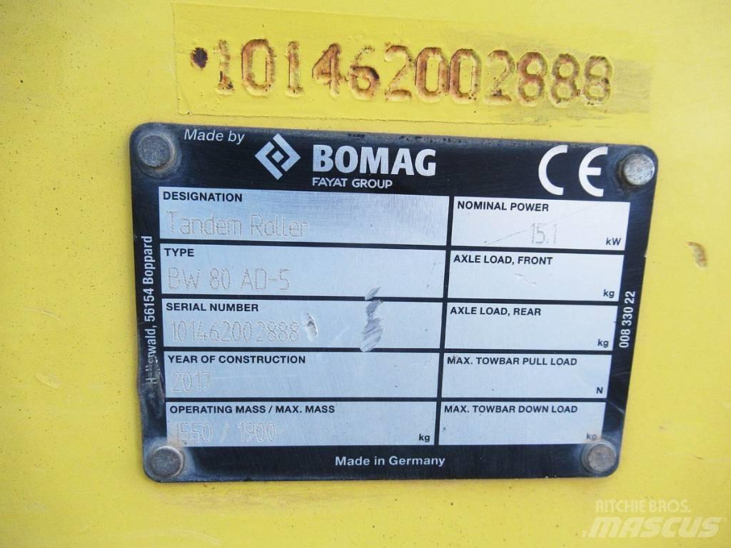 Bomag BW 80 AD-5 Rodillos de doble tambor