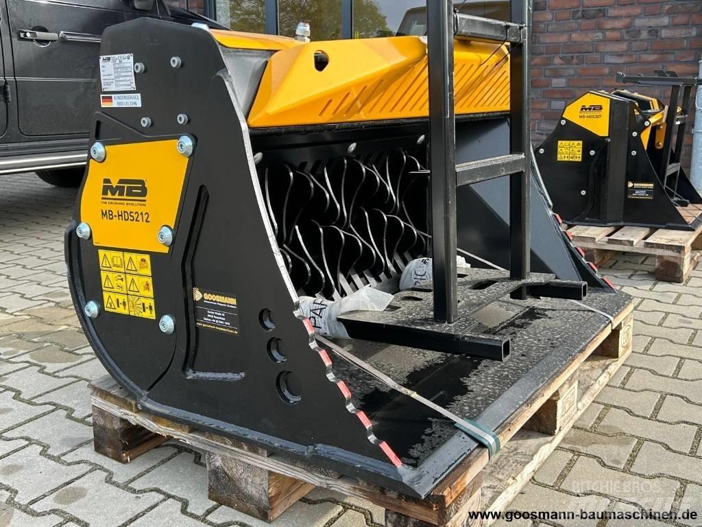 MB Crusher HDS 212 Cucharas separadoras
