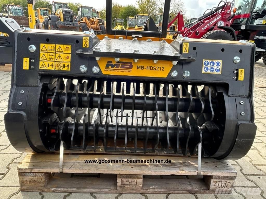 MB Crusher HDS 212 Cucharas separadoras