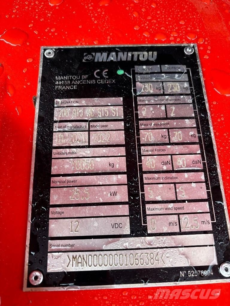 Manitou 200 ATJ RC Plataforma de trabajo articulada