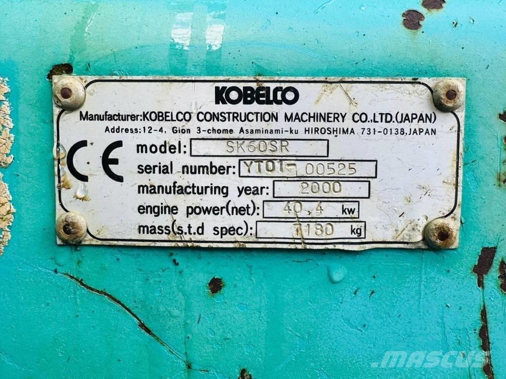 Kobelco SK 60 SR Mini excavadoras < 7t