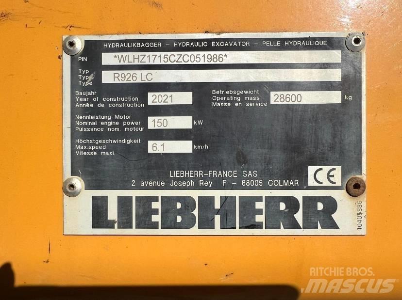 Liebherr R 926 LC Excavadoras de cadenas