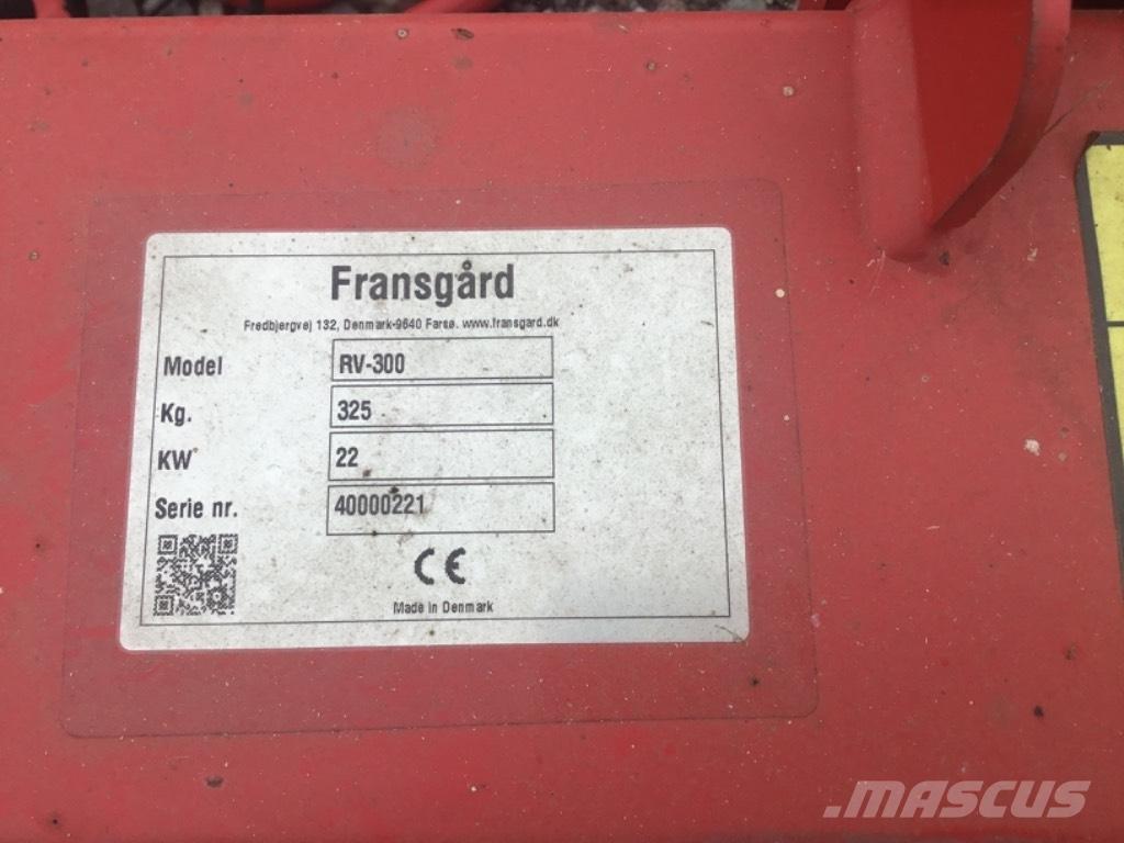 Fransgård RV 300 Rastrillos y henificadores